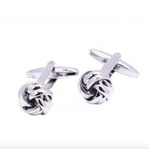 Classic Cufflinks - Knitted Ball