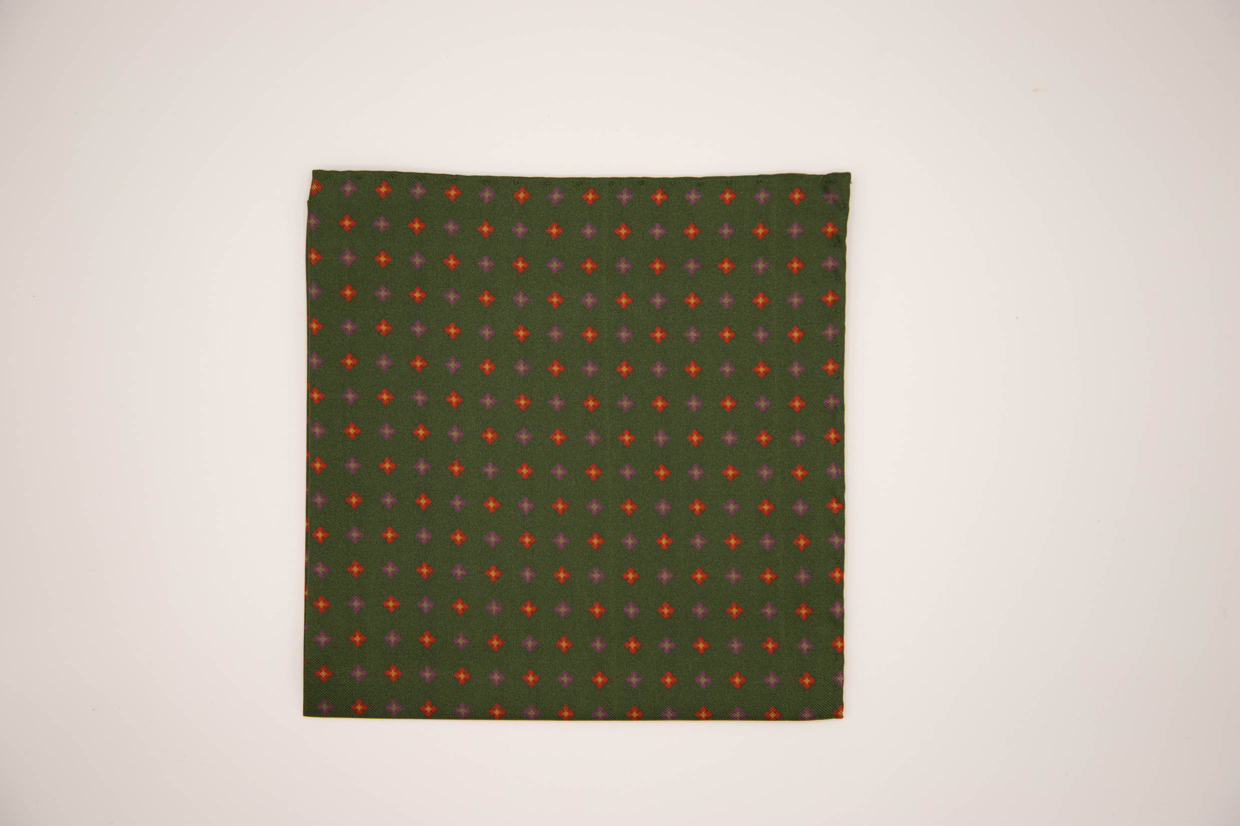 Olive Squares Pocket Square - Image 3
