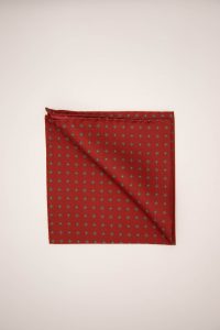 Red Squares Pocket Square