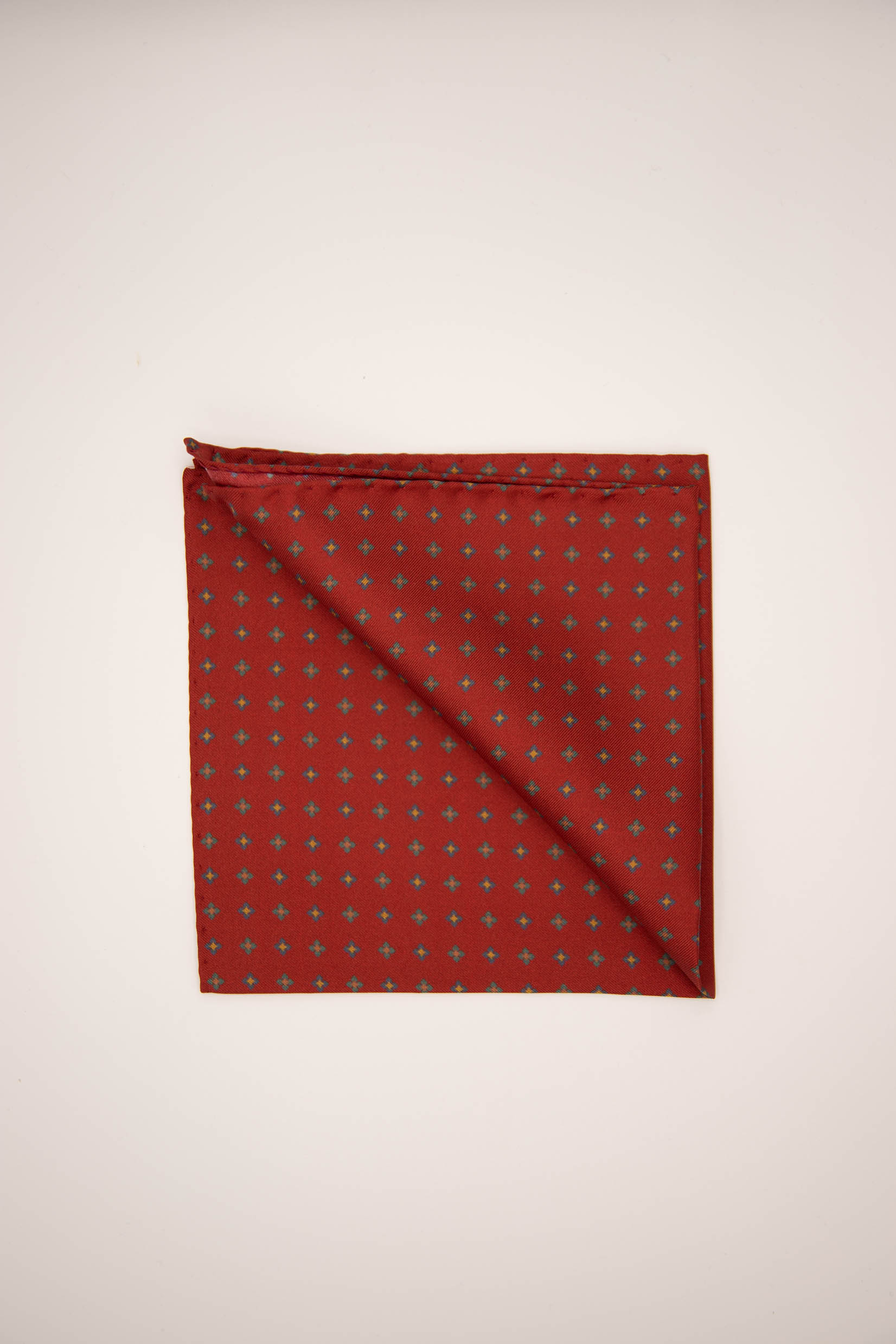 Red Squares Pocket Square